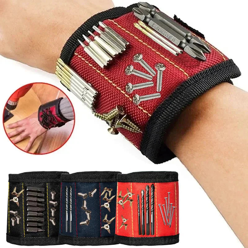 Magnetic Tool Wristband – Hands-Free Screw & Bit Holder