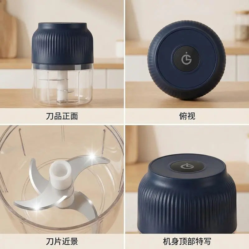 Mini Electric Food Chopper – Rechargeable, USB Charging